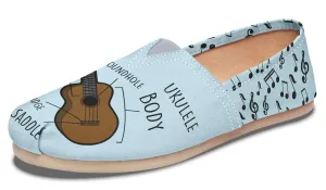 Ukulele Diagram Casual Shoes