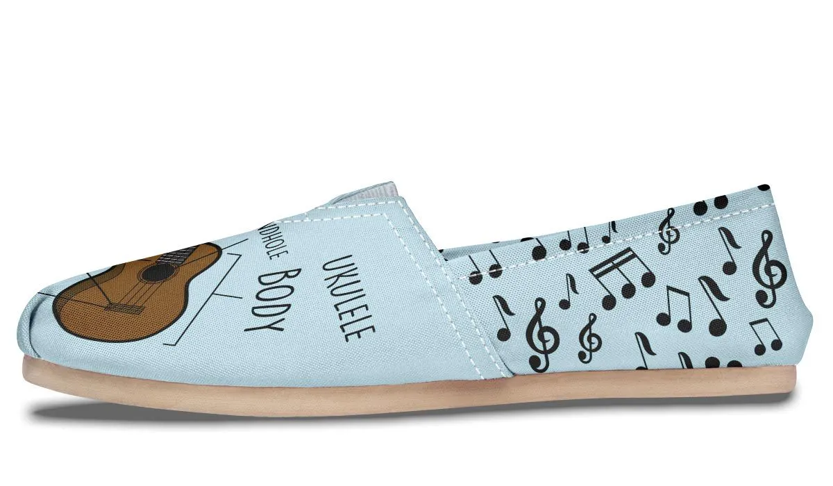 Ukulele Diagram Casual Shoes