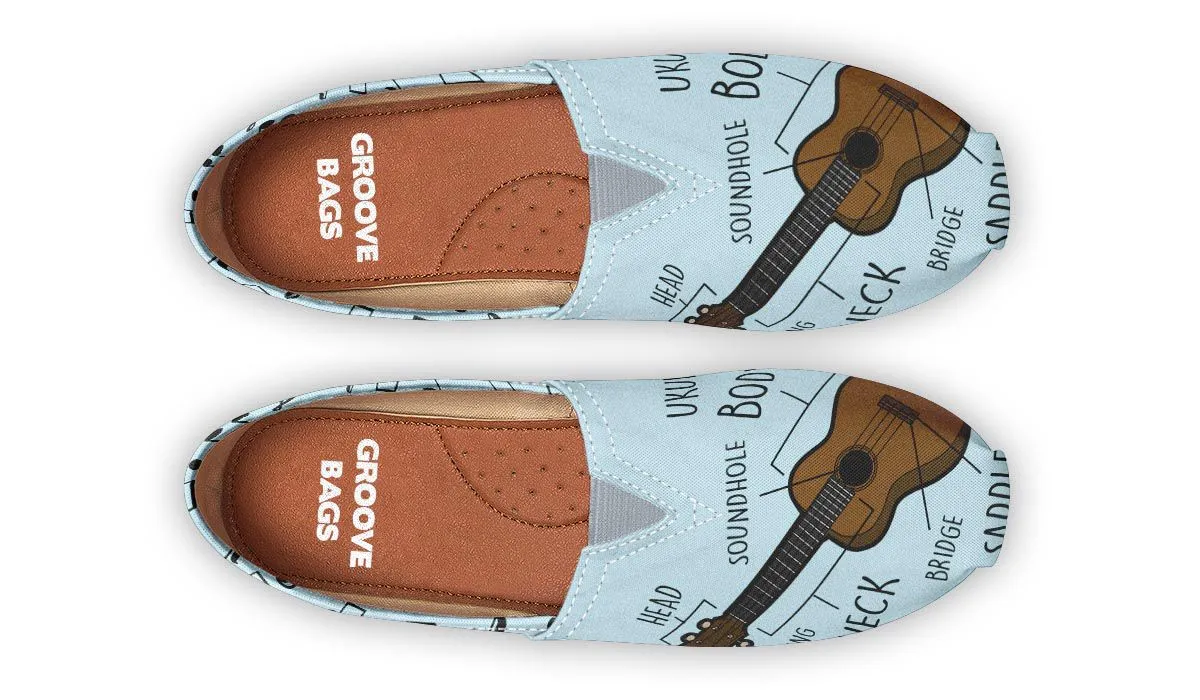 Ukulele Diagram Casual Shoes