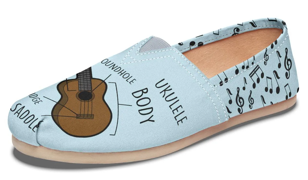 Ukulele Diagram Casual Shoes