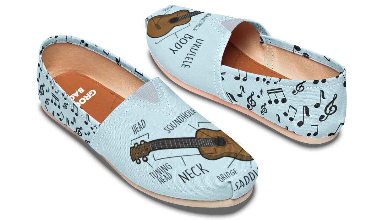 Ukulele Diagram Casual Shoes