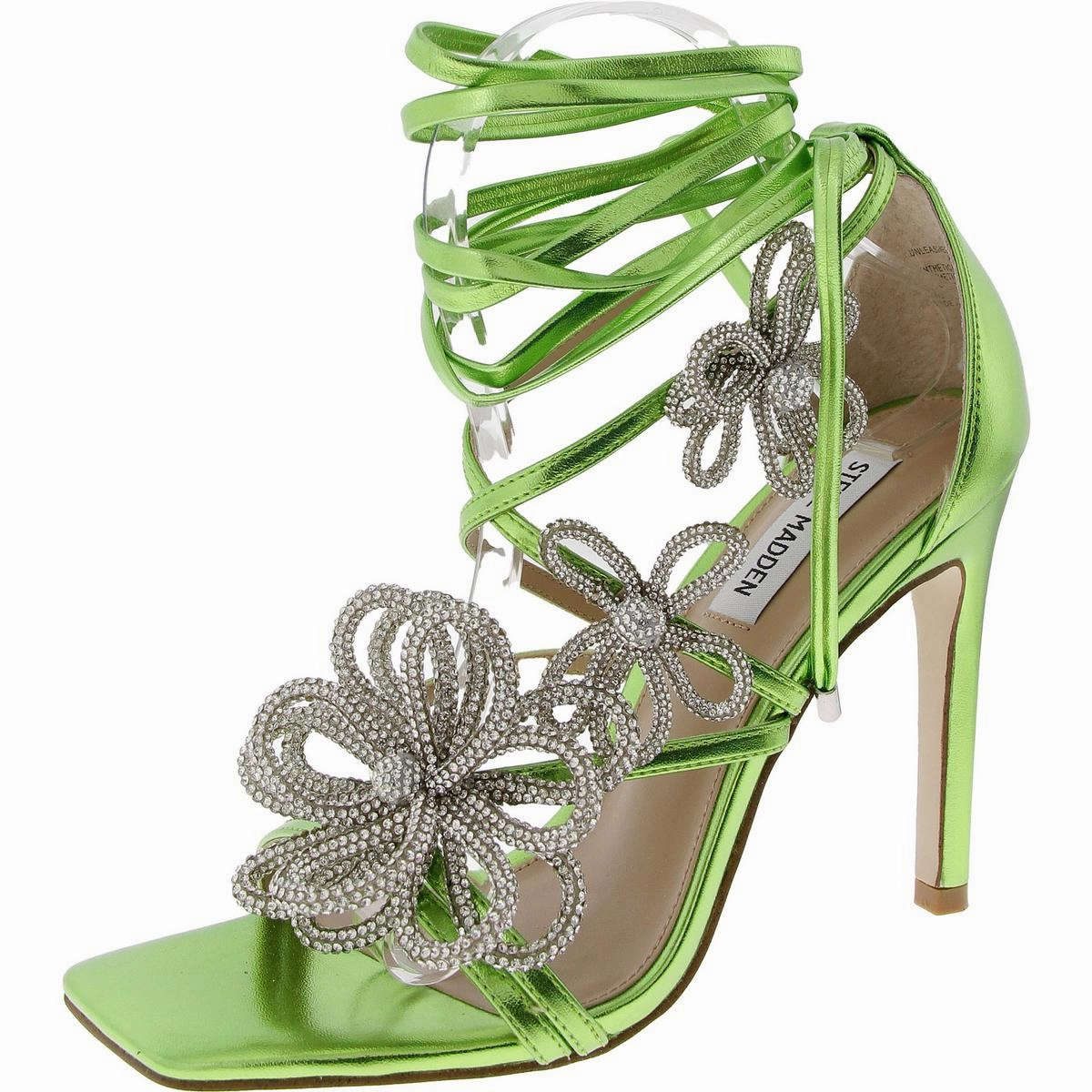 Unleashed Womens Strappy Slip On Heels