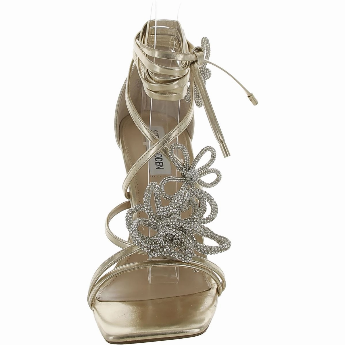 Unleashed Womens Strappy Slip On Heels