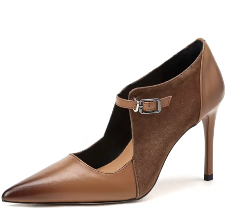 USS Shoes Ligia Women's Leather High Heel Pumps