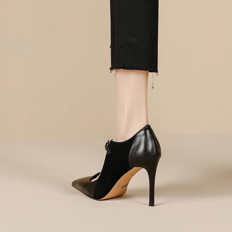 USS Shoes Ligia Women's Leather High Heel Pumps