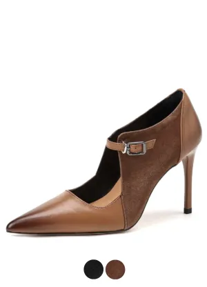 USS Shoes Ligia Women's Leather High Heel Pumps
