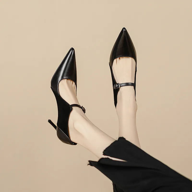 USS Shoes Ligia Women's Leather High Heel Pumps