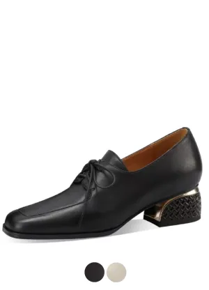 USS Shoes Luigi Women's Leather Cross-Tied Pumps