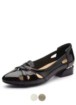 USS Shoes Melani Women's Pointed Toe Medium Heel Pumps