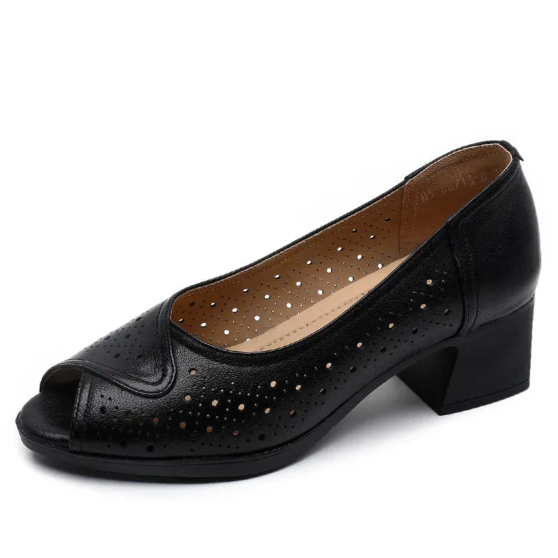 USS Shoes Nina Women's Open Toe Leather Sandals