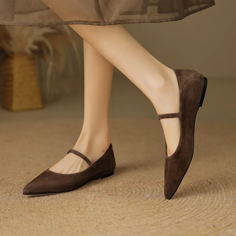 USS Shoes Romina Women's Ballet Leather Flats Shoes