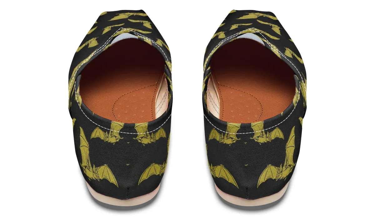 Vampire Bat Pattern Casual Shoes