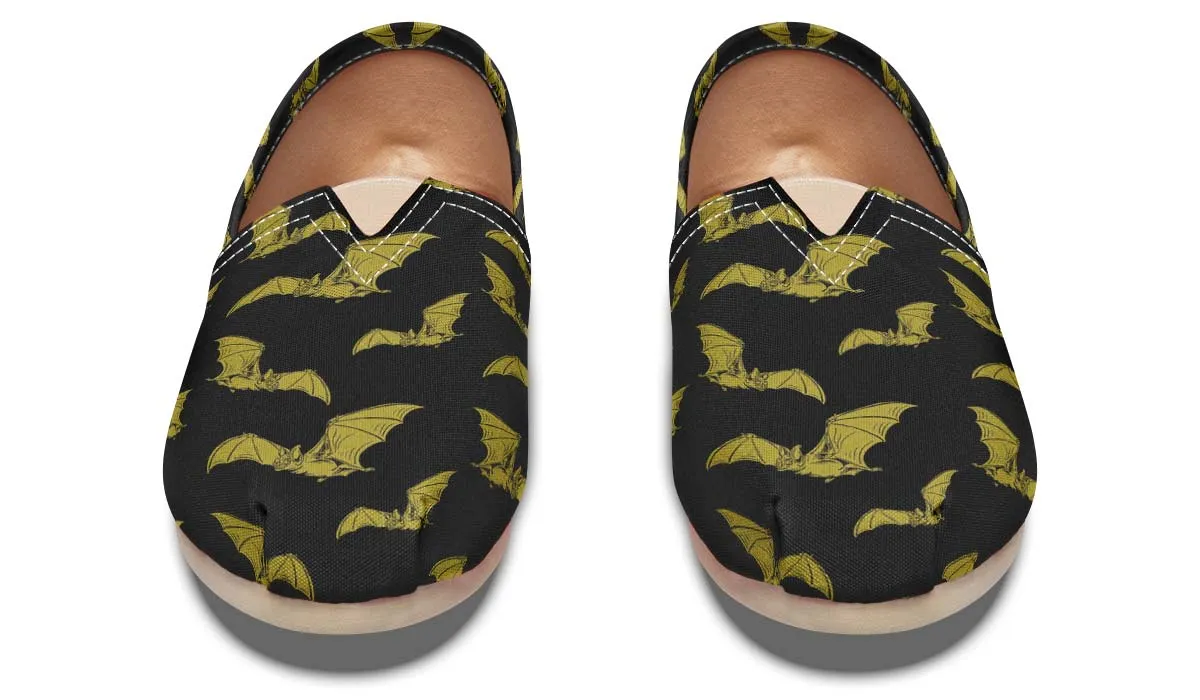 Vampire Bat Pattern Casual Shoes