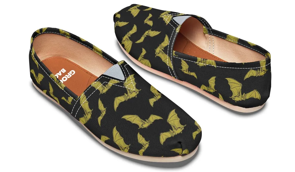 Vampire Bat Pattern Casual Shoes