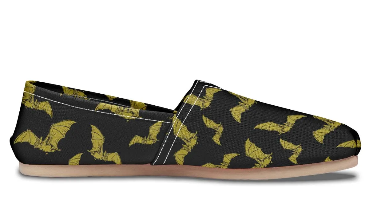 Vampire Bat Pattern Casual Shoes