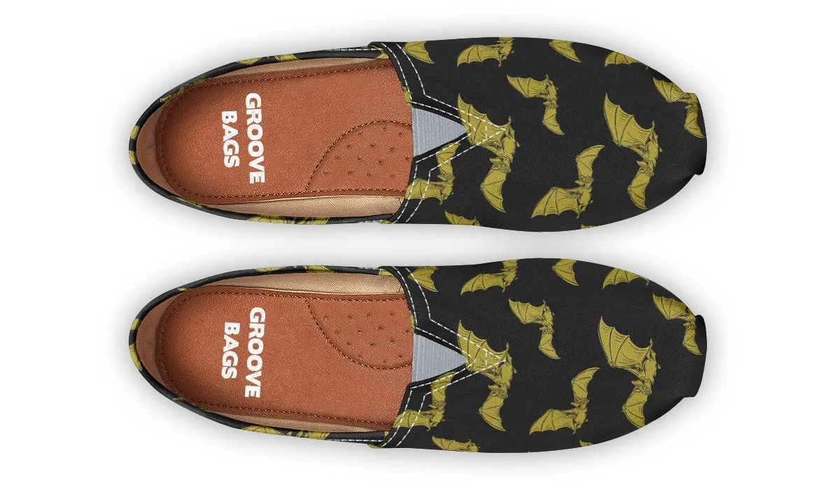 Vampire Bat Pattern Casual Shoes