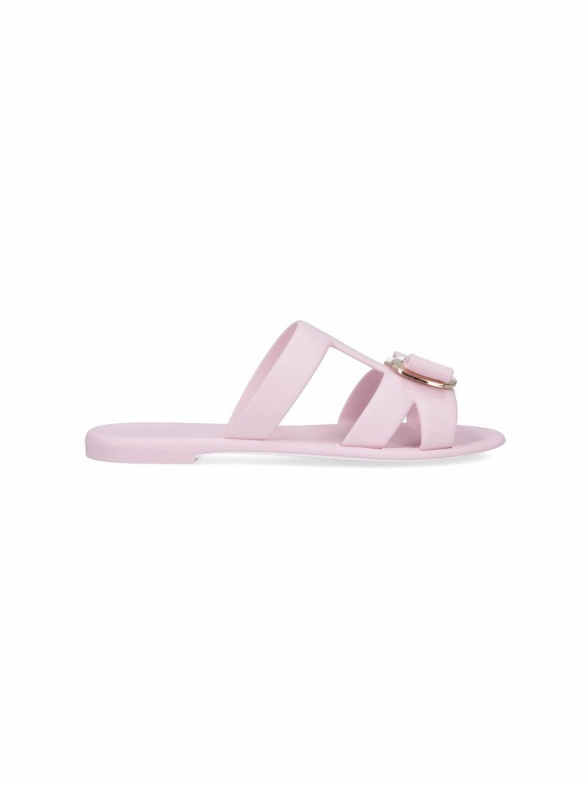 Vara" Slide Sandals  Pink