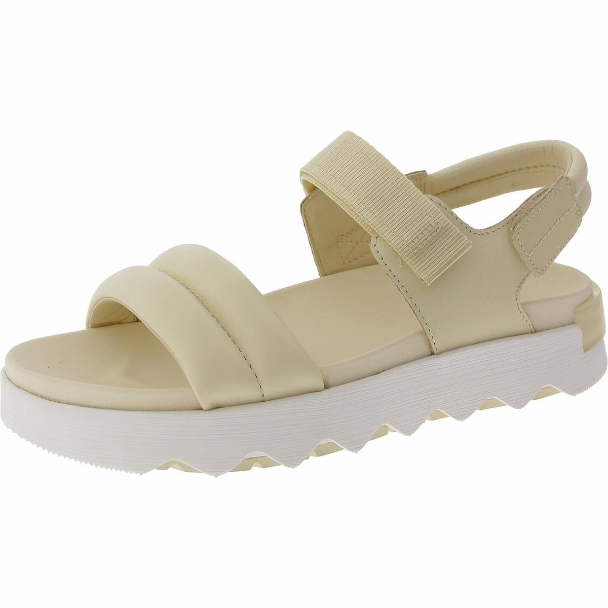 Vibe Womens Faux Leather Slingback Sport Sandals