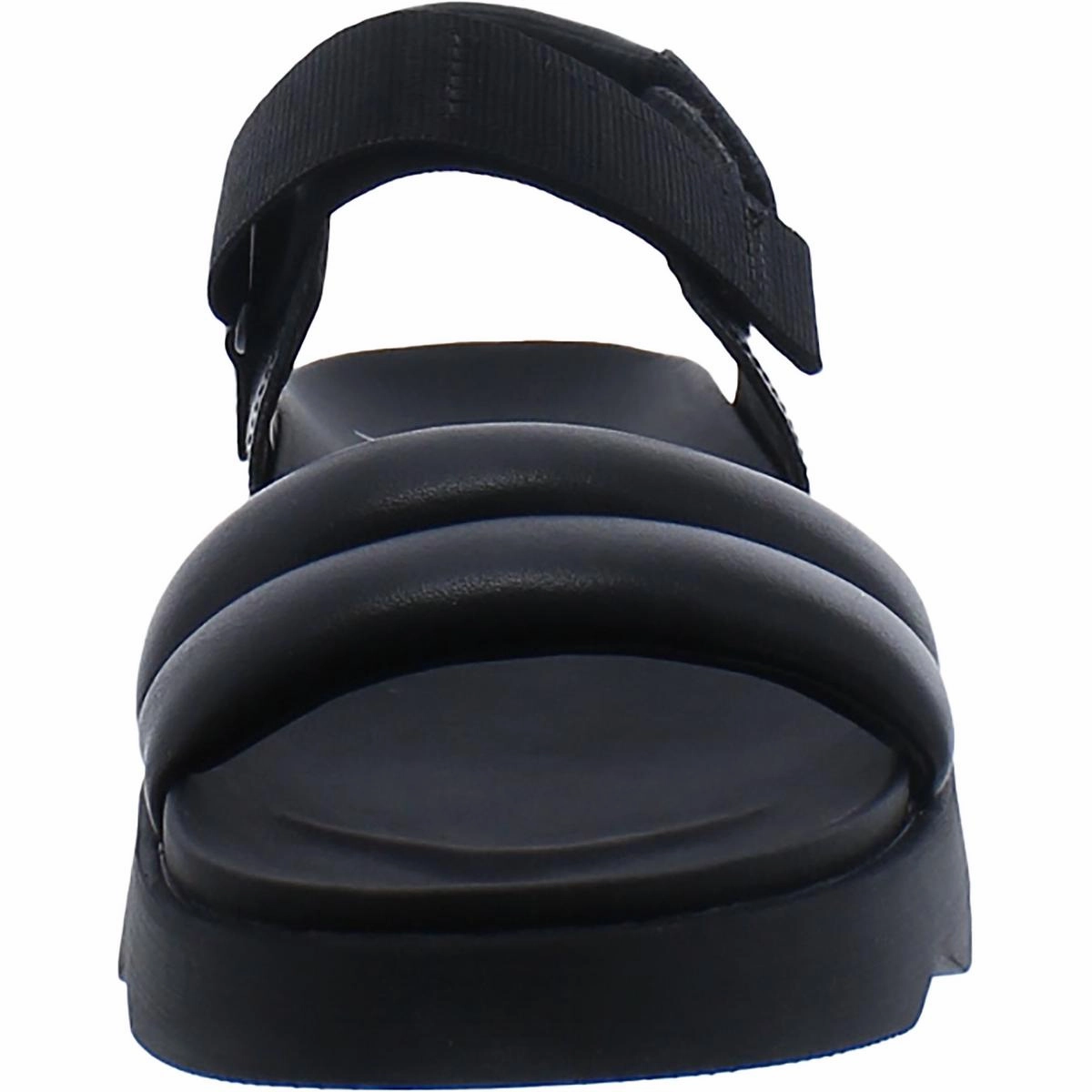 Vibe Womens Faux Leather Slingback Sport Sandals