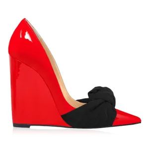 VICKY RED/BLACK PATENT