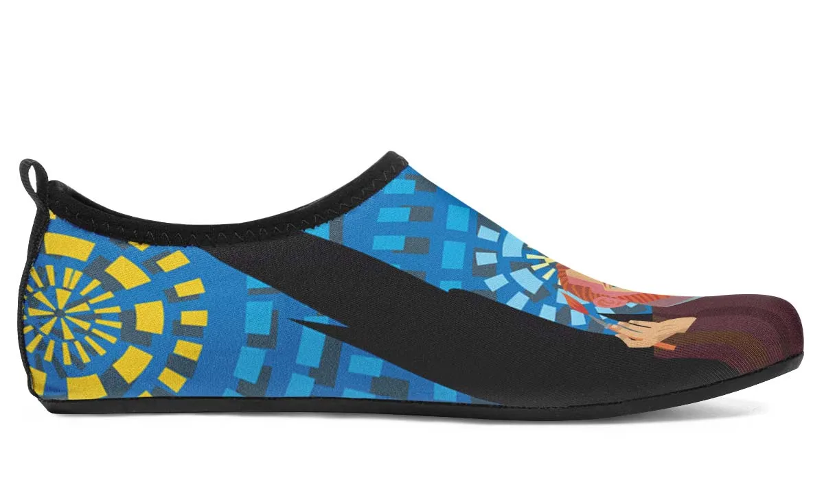 Vincent Van Gogh Aqua Barefoot Shoes