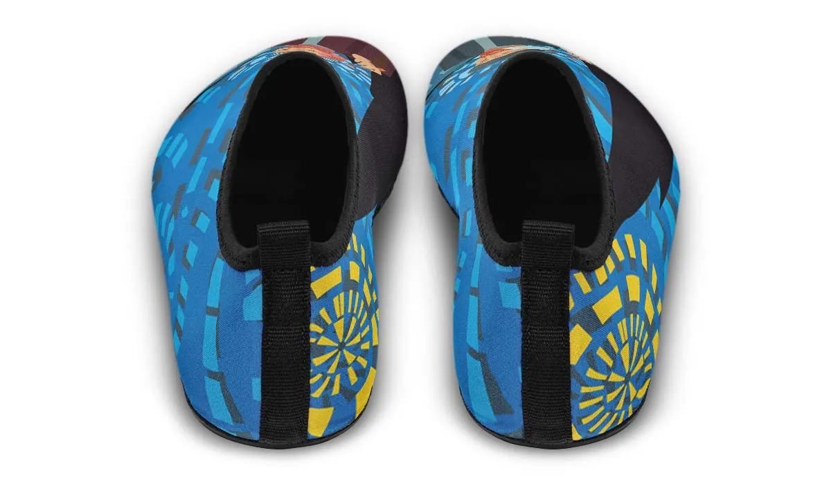 Vincent Van Gogh Aqua Barefoot Shoes
