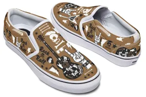 Vintage Guitar Slip-On Shoes
