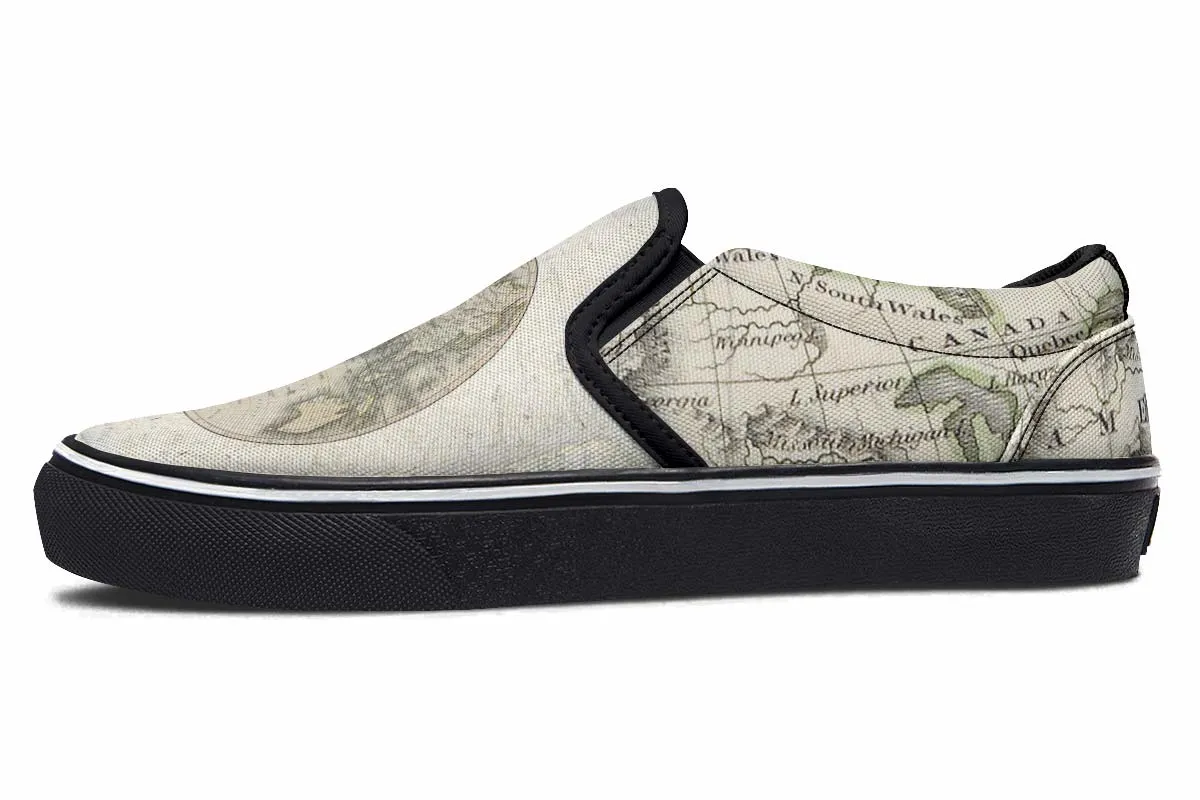 Vintage Hemisphere Slip-On Shoes