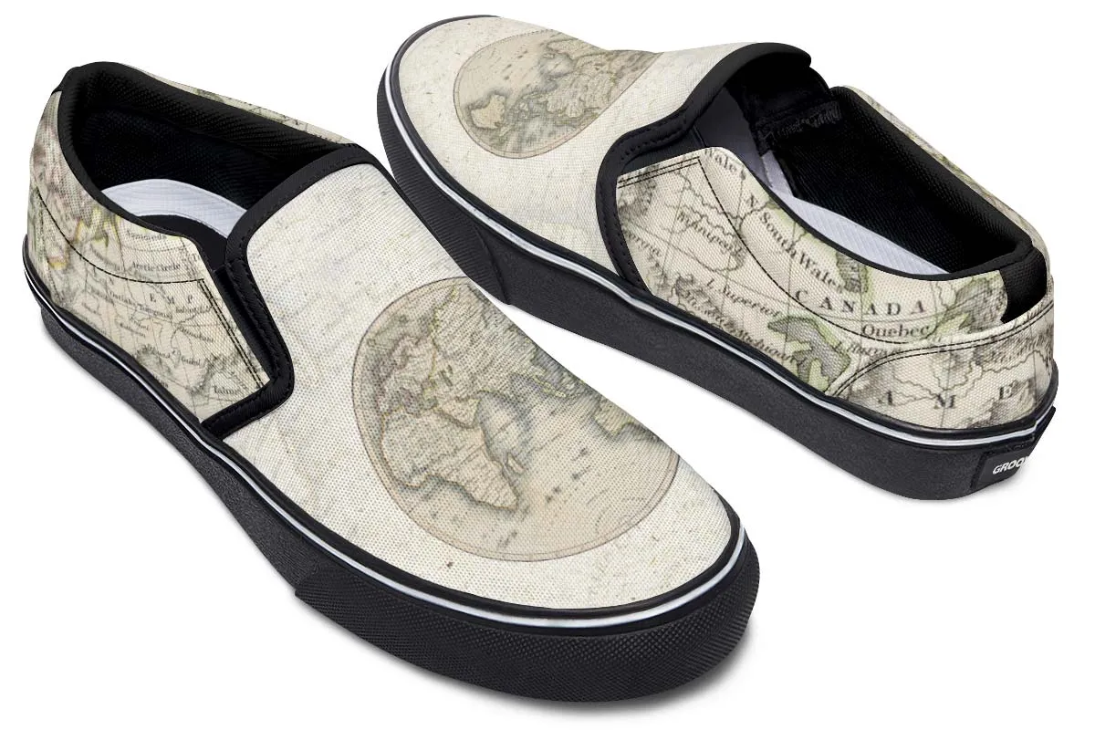 Vintage Hemisphere Slip-On Shoes