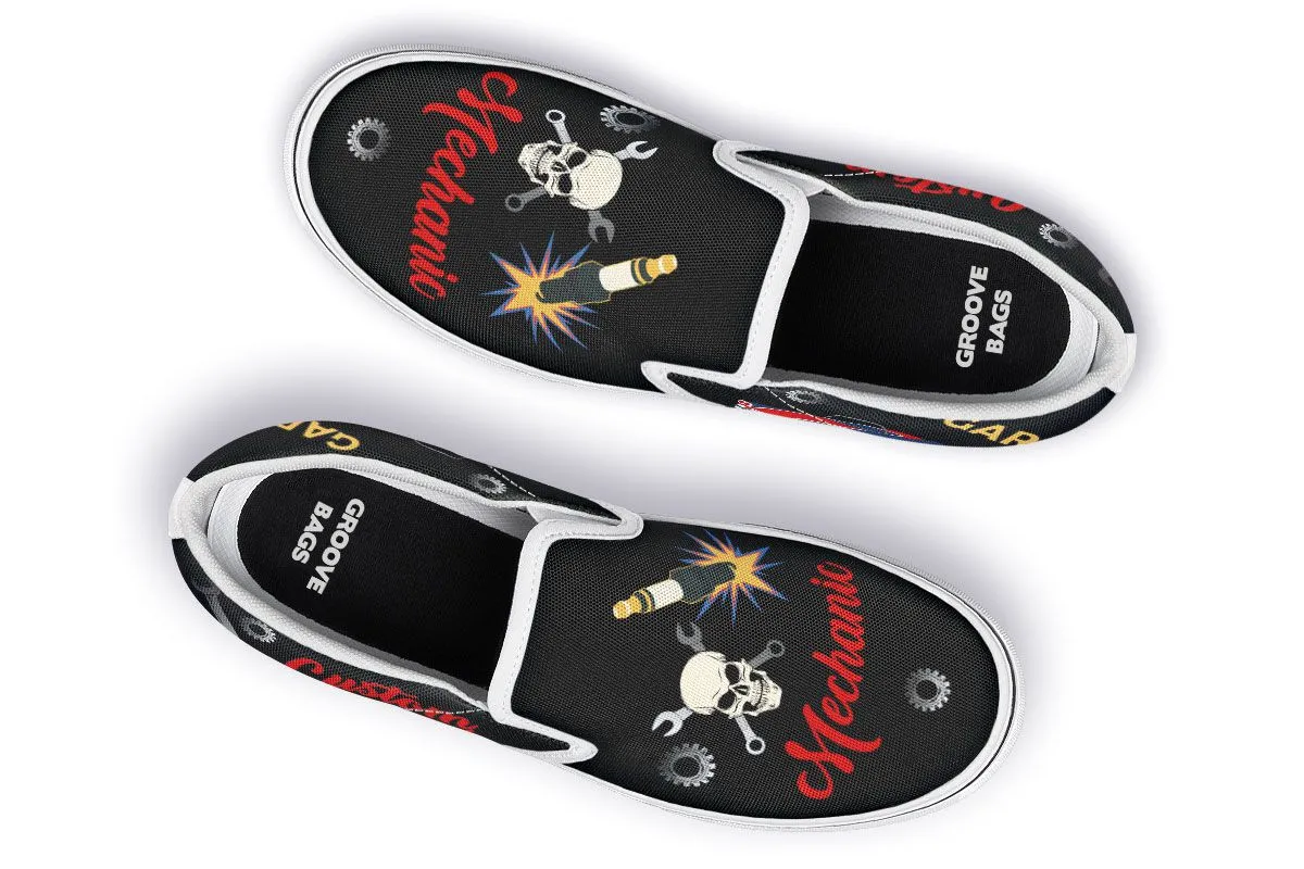 Vintage Mechanic Slip-On Shoes