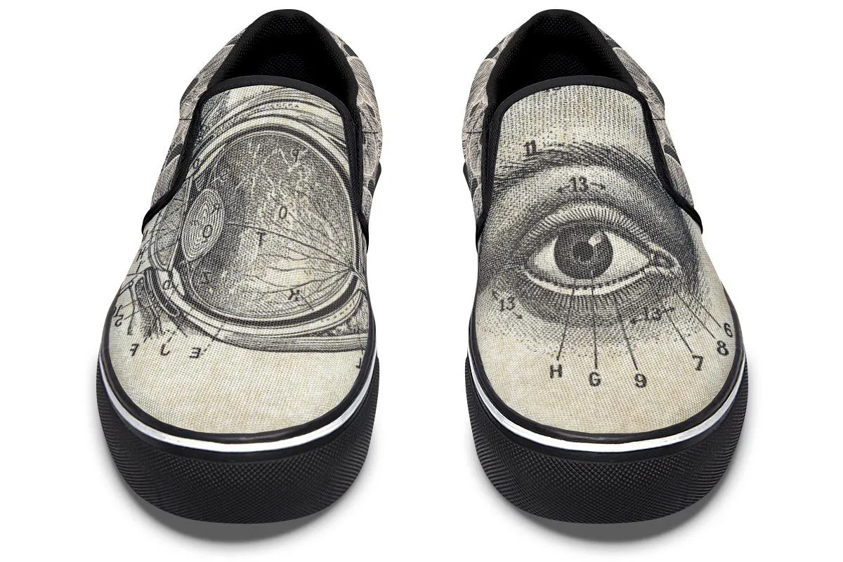 Vintage Optometry Slip-On Shoes