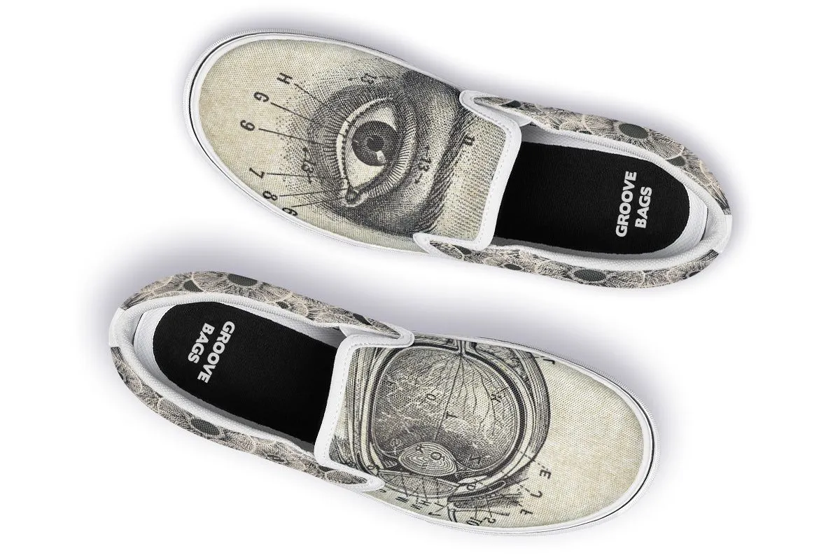 Vintage Optometry Slip-On Shoes