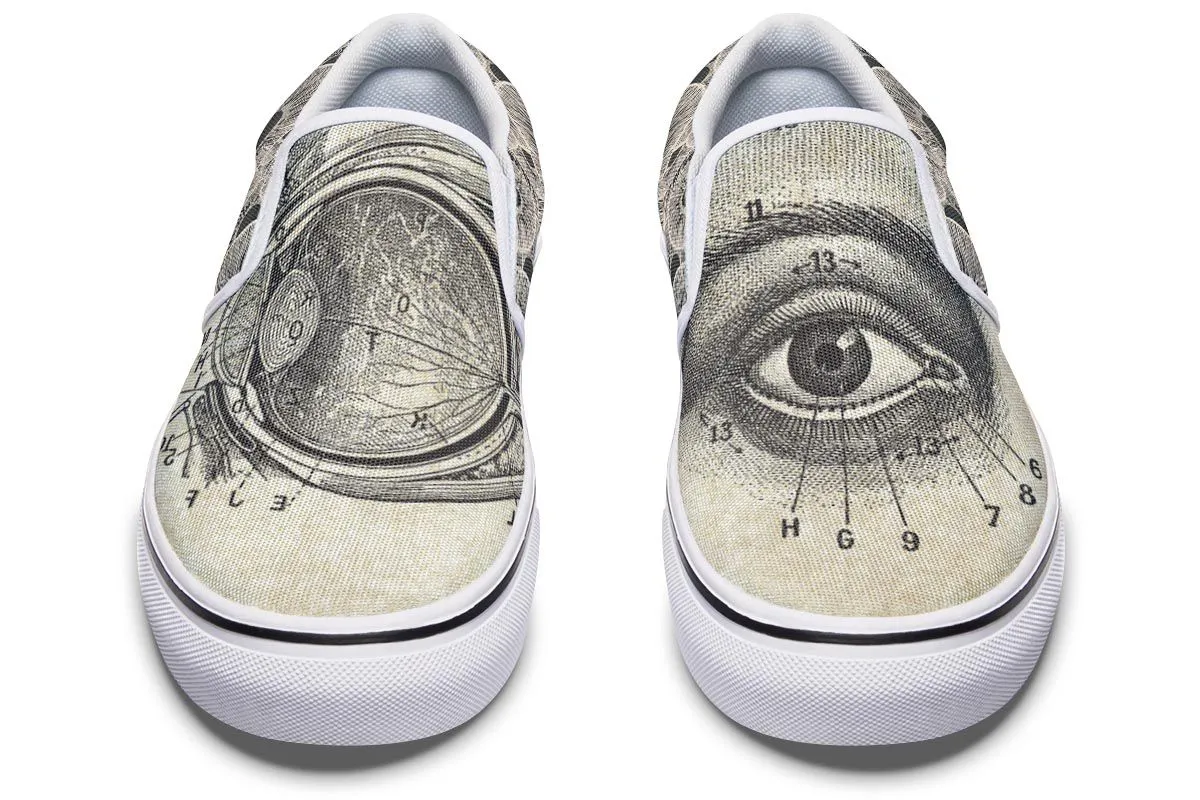 Vintage Optometry Slip-On Shoes