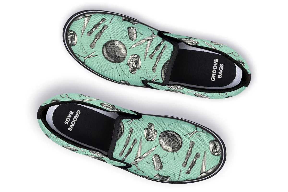 Vintage Sewing Slip-On Shoes