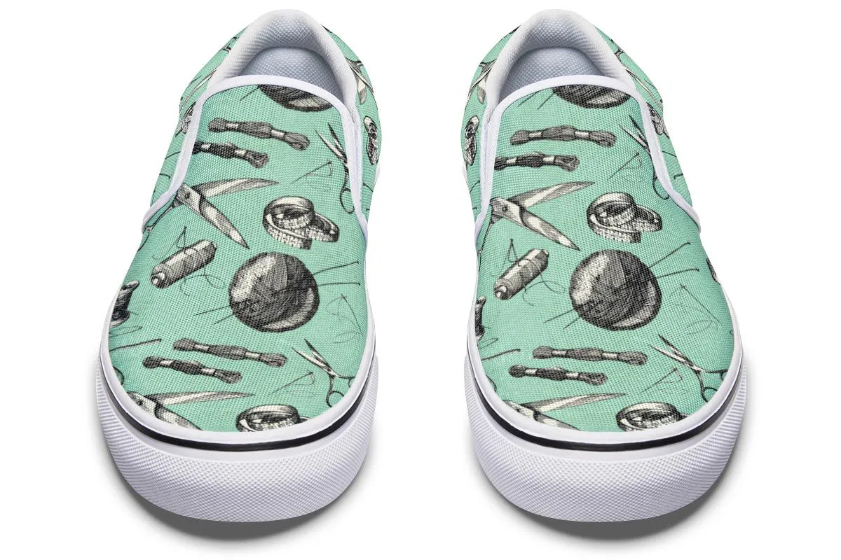 Vintage Sewing Slip-On Shoes