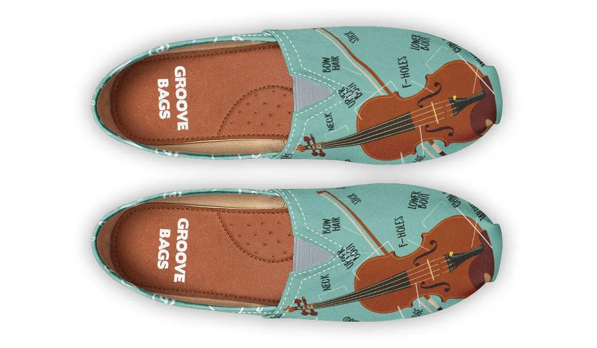 Violin Diagram Casual Shoes