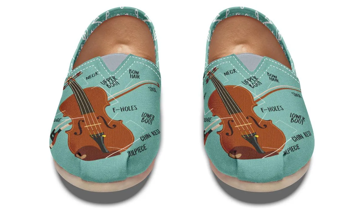 Violin Diagram Casual Shoes