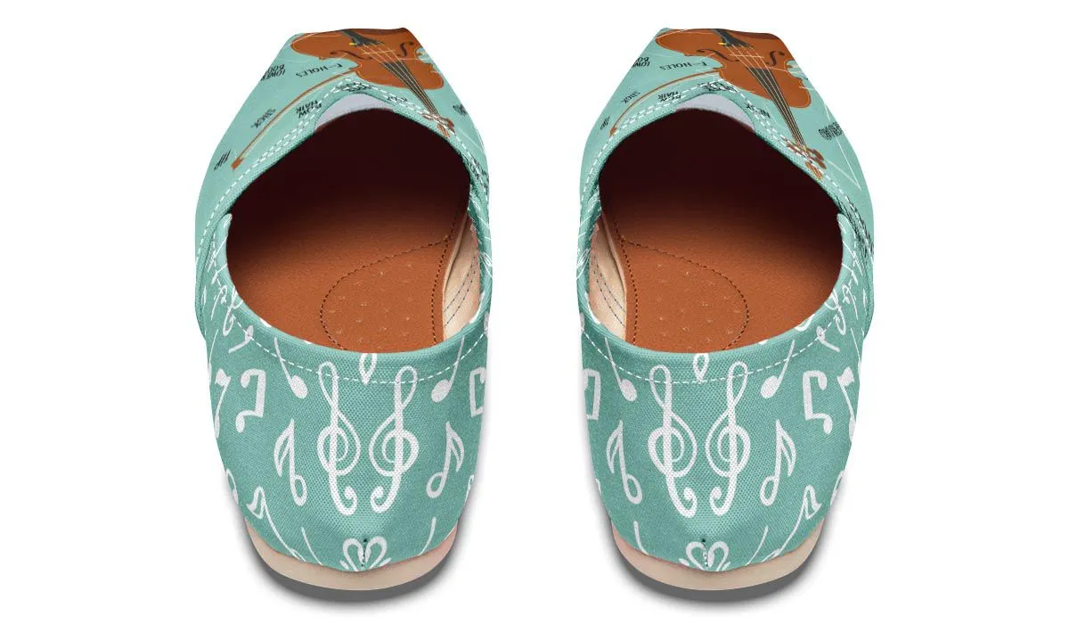 Violin Diagram Casual Shoes
