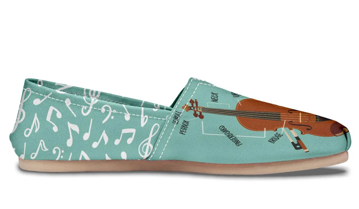 Violin Diagram Casual Shoes