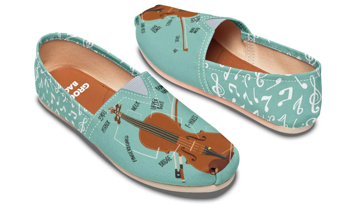 Violin Diagram Casual Shoes