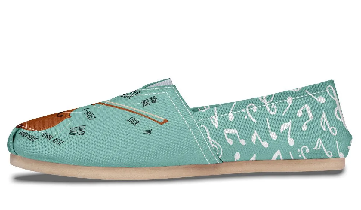 Violin Diagram Casual Shoes