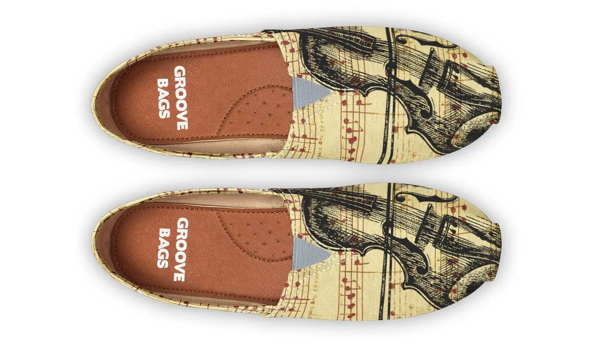 Violin Sketch Casual Shoes