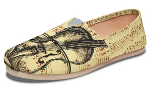 Violin Sketch Casual Shoes