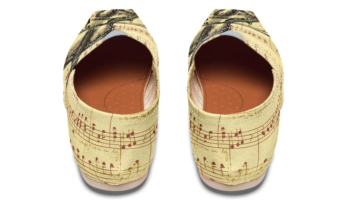 Violin Sketch Casual Shoes
