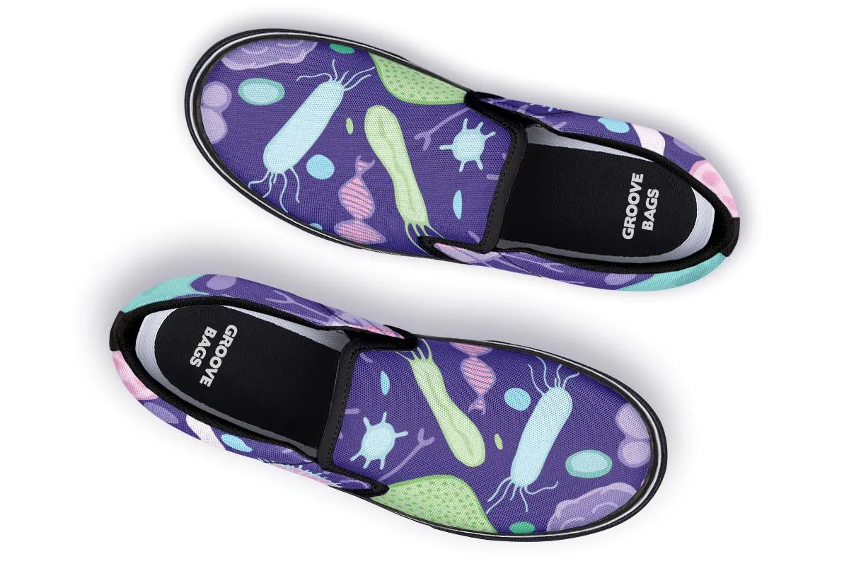 Virus And Bacteria Slip-On Shoes