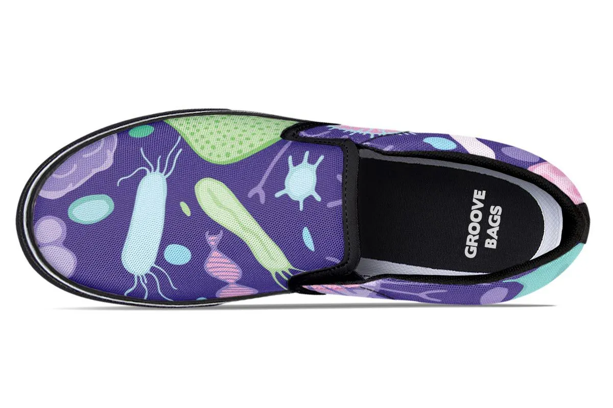 Virus And Bacteria Slip-On Shoes