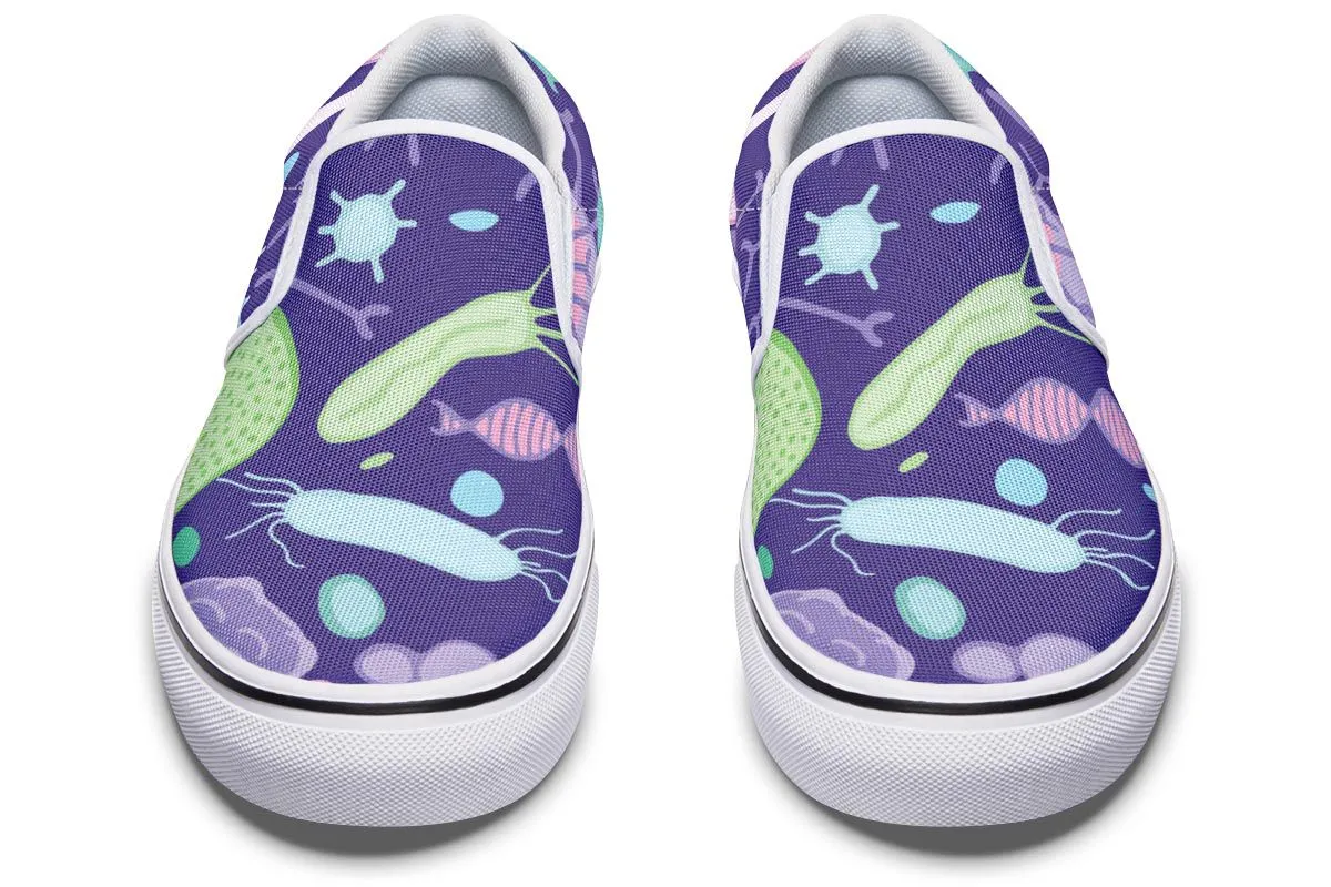 Virus And Bacteria Slip-On Shoes
