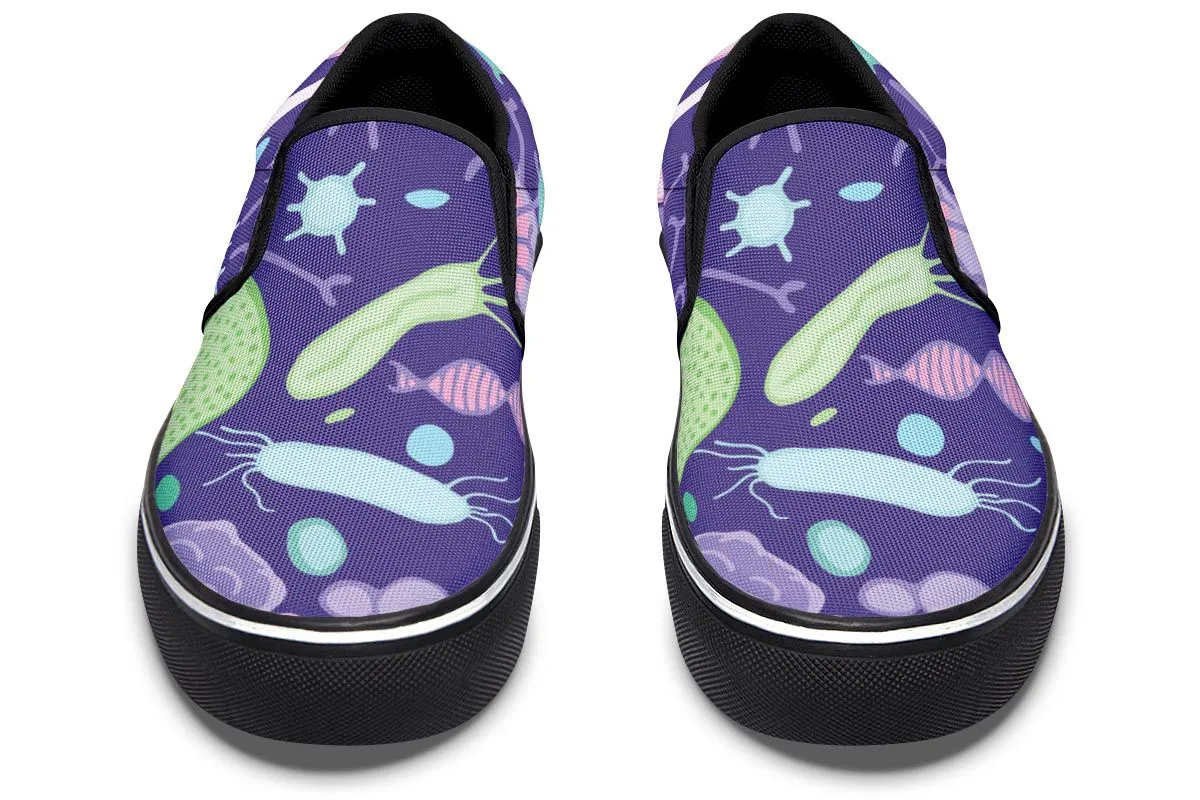 Virus And Bacteria Slip-On Shoes