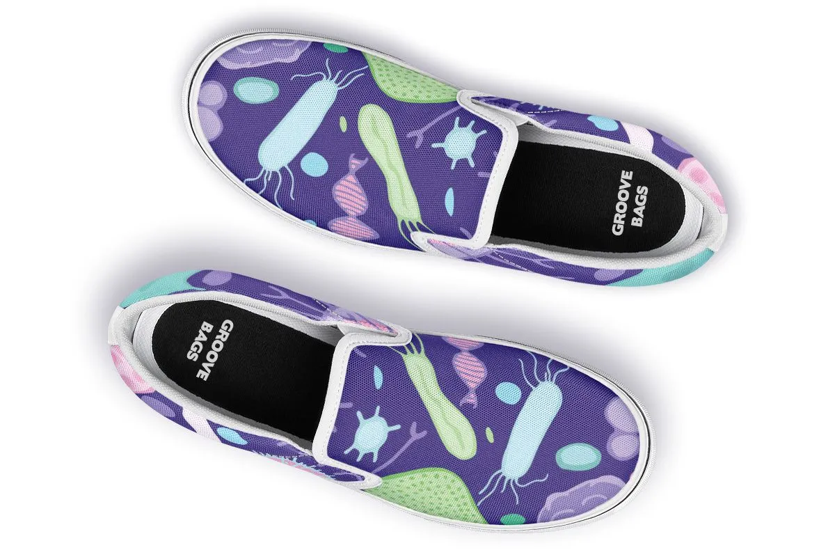 Virus And Bacteria Slip-On Shoes