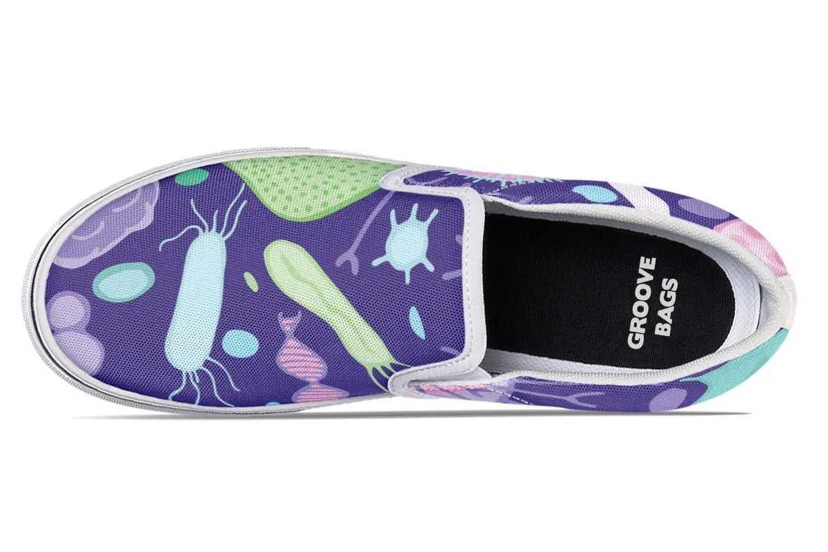 Virus And Bacteria Slip-On Shoes